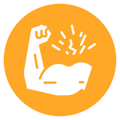 Obraz premium Muscle Weakness Vector Icon