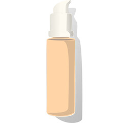 illustration of multiple foundation shades, showcasing diversity and inclusivity in beauty