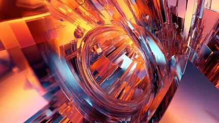 Abstract 3D render illustration