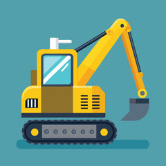 excavator vector