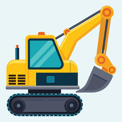 excavator vector
