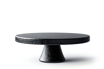 Display a Stone Cake Stand Isolated on White for Product Placement