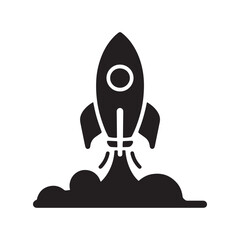 A Rocket Vector Art Illustration