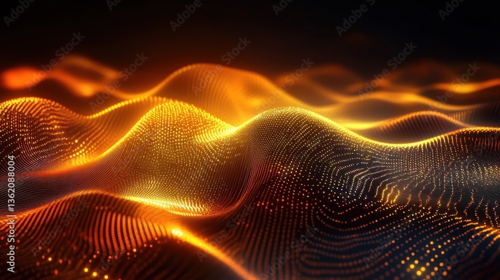 Aufkleber abstract circuit board with glowing lines. illustration abstract art background for presentations an