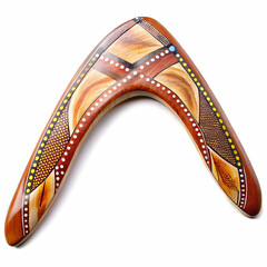 Obraz premium Boomerang isolated on transparent background 