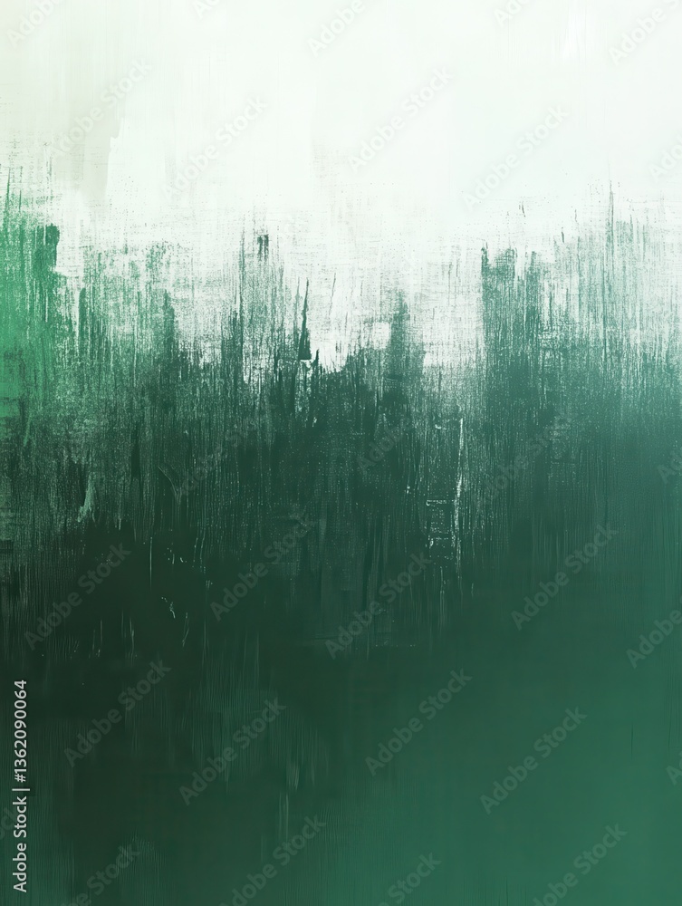 Poster abstract grainy gradient background fading from green to white