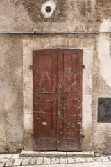 old wooden door