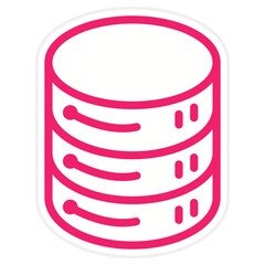 Vector Design Database Icon Style