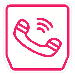 Vector Design Phone Call Icon Style