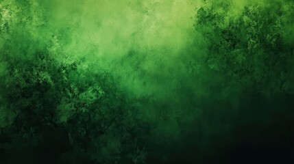 Dark green tones gradient background for ST Patrick's day celebration design background.