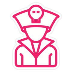 Obraz premium Vector Design Pirate Icon Style
