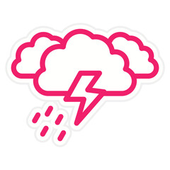 Vector Design Storm Icon Style