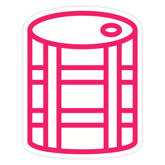 Vector Design Barrel Icon Style