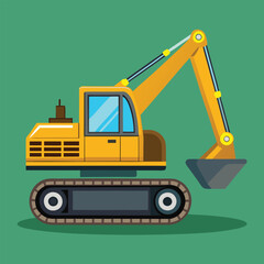 excavator vector
