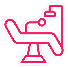Dental Chair Icon Style