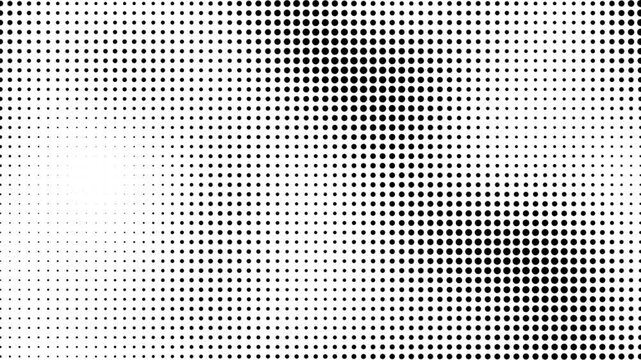 white halftone dotted texture retro vintage abstract background, overlay fit for layer, compositing and visual effect