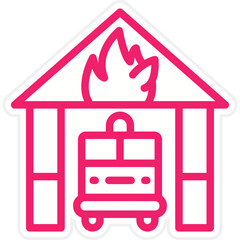 Fire Station Icon Style