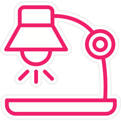 Desk Lamp Icon Style