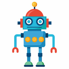 retro toy robot