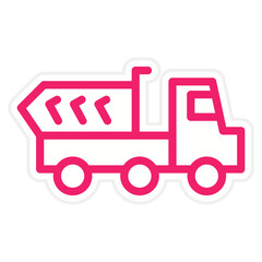 Dump Truck Icon Style