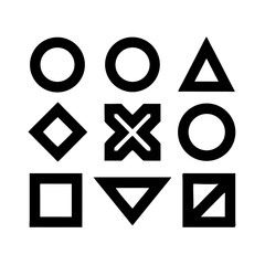 Abstract Geometric Icons Set