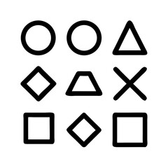 Abstract Geometric Icons Set