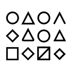 Abstract Geometric Icons Set