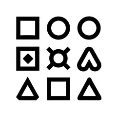 Abstract Geometric Icons Set