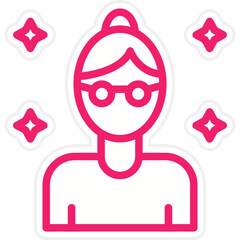 Grandmother Icon Style