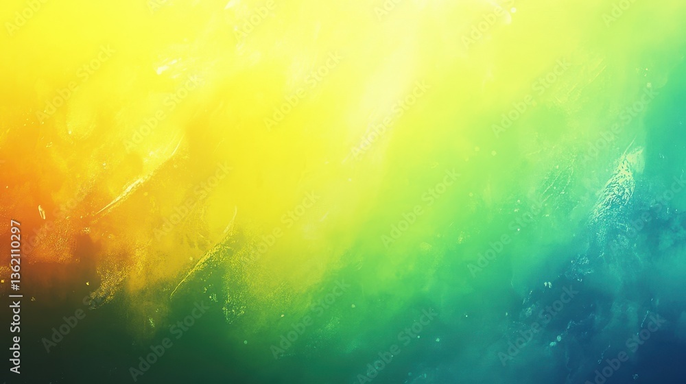 Poster smooth and vibrant abstract gradient background transitioning from yellow to green. ideal for use in