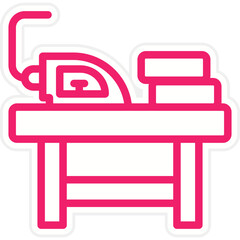 Ironing Board Icon Style