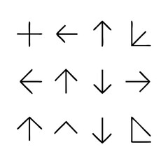 Arrow Direction Icons Set