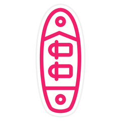 Snowboard Icon Style