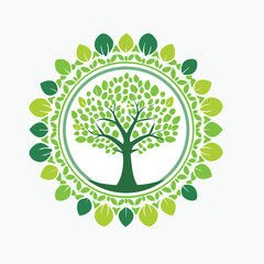 green eco tree
