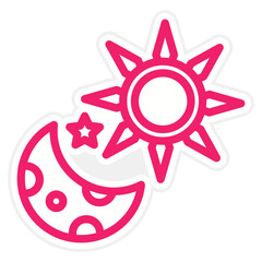 Day and Night Icon Style