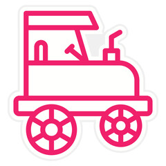 Buggy Car Icon Style