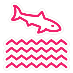 Shark Icon Style
