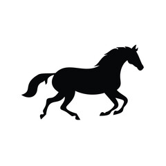 horse silhouette vector