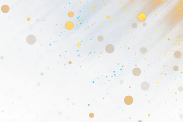 Abstract blue and gold bokeh lights. (1)
