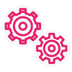 Cogwheel Icon Style