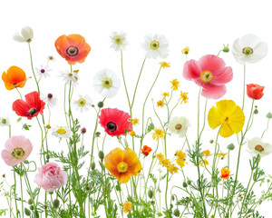 Obraz premium A Colorful Meadow of Blossoms