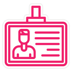 Library Card Icon Style