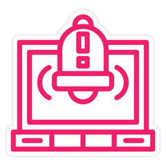 Warning Alarm Icon Style