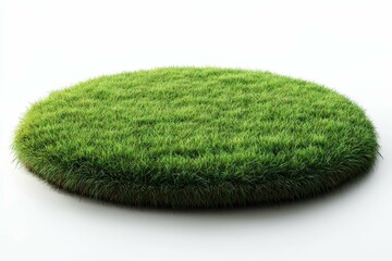 Enchanted Circle of Lush Green Grass