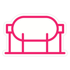 Gas Storage Icon Style