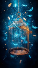 Enchanted Birdcage: A Symphony of Freedom