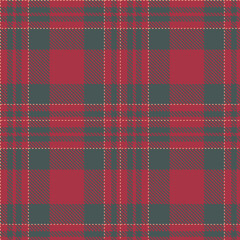 Dusty Dusty Red Seamless Tartan with Bright Gunmetal accents Textile Design