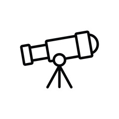 Telescope Vector icon