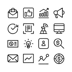 Digital Strategy Icons