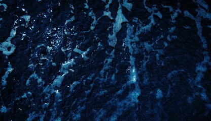 Dark foam water top 